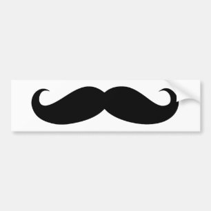 Autocollant De Voiture Moustache déguiser drôle