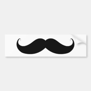 Autocollant De Voiture Moustache/moustache de guidon