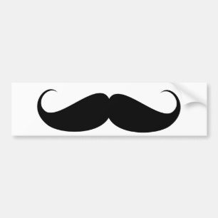 Autocollant De Voiture moustache symbole vintage drôle moustache
