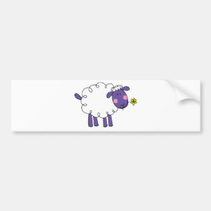 Autocollant De Voiture Moutons laineux