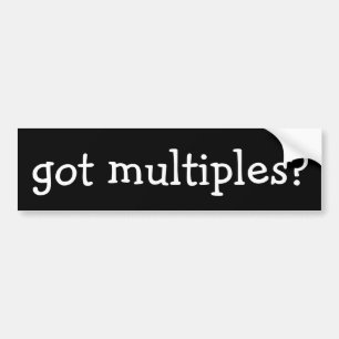 Autocollant De Voiture multiples obtenus ? bumpersticker