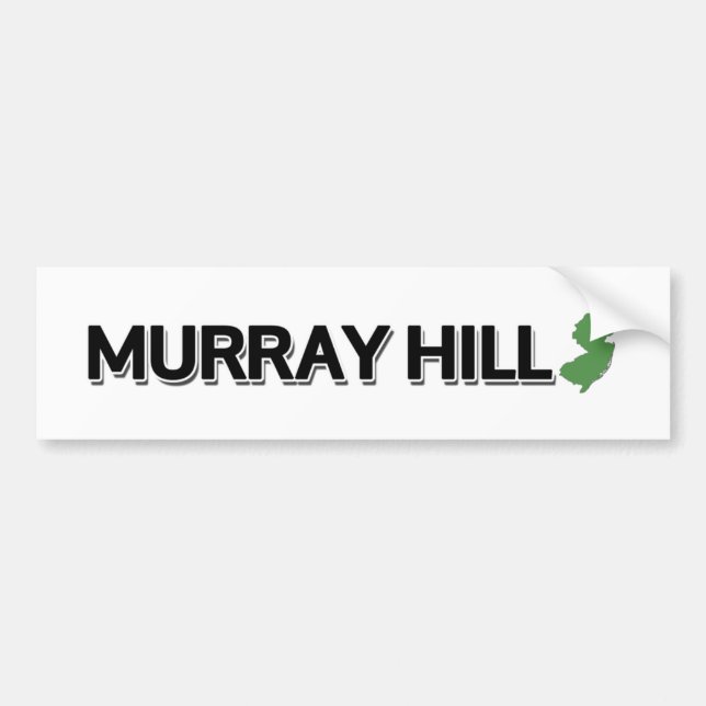 Autocollant De Voiture Murray Hill, New Jersey (Devant)