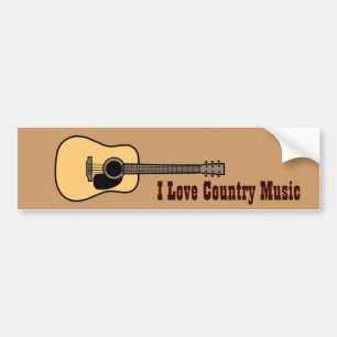 Autocollant De Voiture Musique country