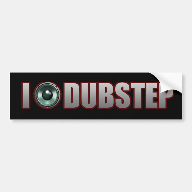 AUTOCOLLANT DE VOITURE MUSIQUE DE DUBSTEP (Devant)