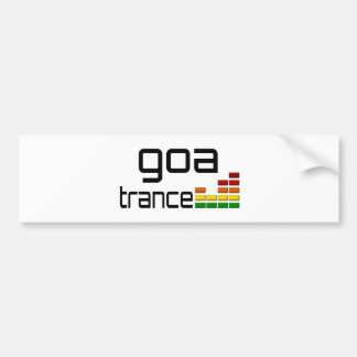 Autocollant De Voiture Musique de transe de Goa avec l'égaliseur stéréo