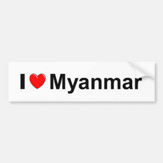 Autocollant De Voiture Myanmar