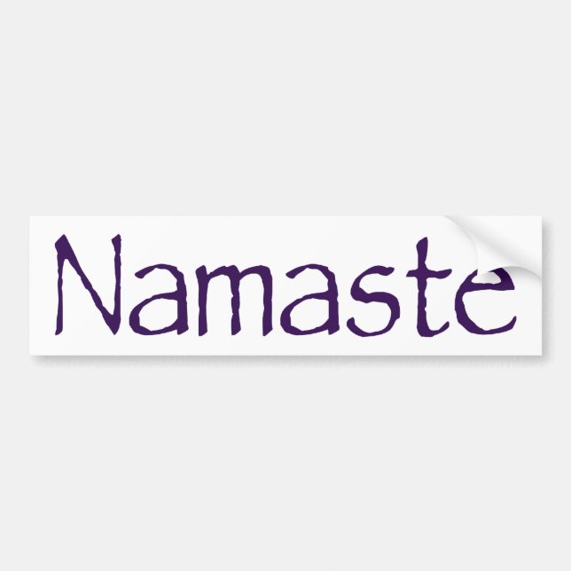 Autocollant De Voiture Namaste (Devant)