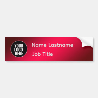 Autocollant De Voiture Name Job Title Sticker
