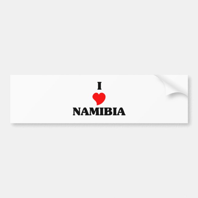 AUTOCOLLANT DE VOITURE NAMIBIE (Devant)