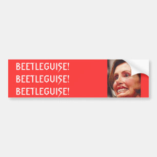 Autocollant De Voiture Nancy Pelosi-Beetleguise