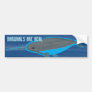 Autocollant De Voiture Narhwhals sont vrai