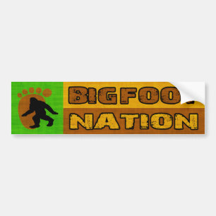 Autocollant De Voiture Nation de Bigfoot