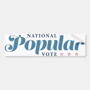 Autocollant De Voiture National Popular Vote Bumpersticker
