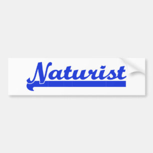 Autocollant De Voiture Naturist bumpersticker