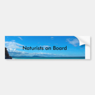 Autocollant De Voiture Naturists on Board