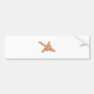 Autocollant De Voiture Nazca Lignes Colibri Avec Effet Papier Rincé