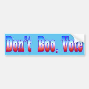 AUTOCOLLANT DE VOITURE NE HUEZ PAS, VOTER