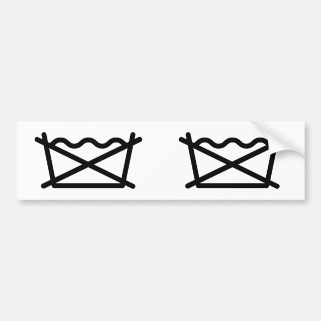 AUTOCOLLANT DE VOITURE NE LAVEZ PAS ! (Devant)