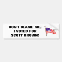 NE ME BLÂMEZ PAS, J'A VOTÉ POUR LE BRUN DE SCOTT