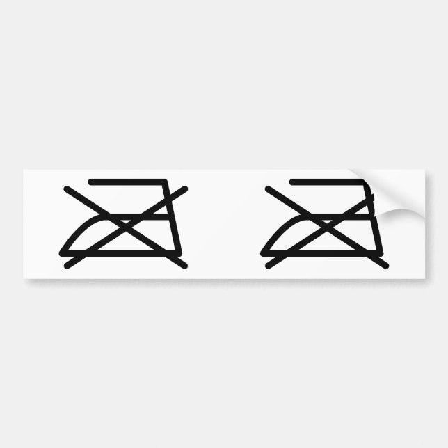 AUTOCOLLANT DE VOITURE NE REFROIREZ PAS ! (Devant)