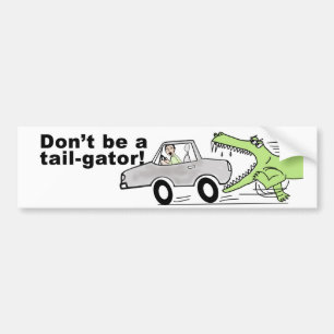Autocollant De Voiture Ne soyez pas un queue-alligator !