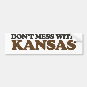 Autocollant De Voiture Ne vous mêlez pas du Kansas