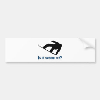 Autocollant De Voiture Neige-t-il encore ? - Snowboarding