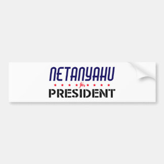Autocollant De Voiture Netanyahu pour le président