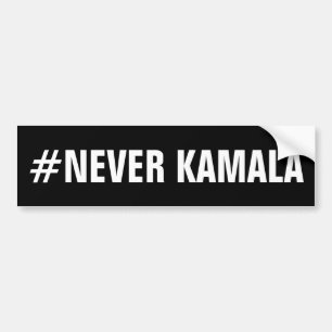 AUTOCOLLANT DE VOITURE #NEVER KAMALA