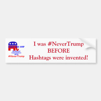 Autocollant De Voiture #NeverTrump