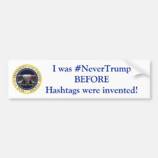 Autocollant De Voiture #NeverTrump