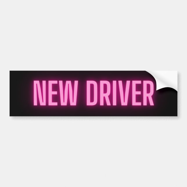 Autocollant De Voiture New Driver Bumper Sticker (Devant)