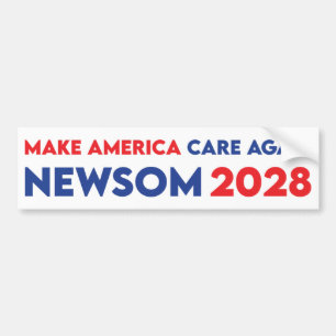 Autocollant De Voiture Newsom pour le président Rendre America Care 2028