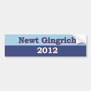 Autocollant De Voiture Newt Gingrich politique