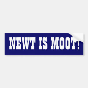 Autocollant De Voiture "Newt is Moot"