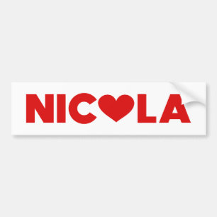 Autocollant De Voiture Nicola Love