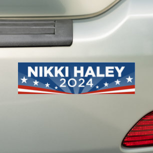Autocollant De Voiture Nikki Haley 2024