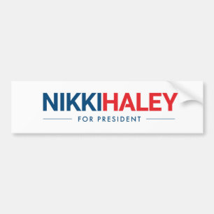 Autocollant De Voiture Nikki Haley à la présidence 2024