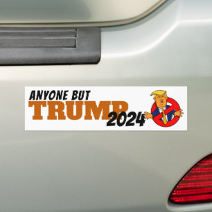 Autocollant De Voiture N'Importe Qui, Sauf Trump Bumper Sticker #1