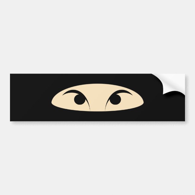 Autocollant De Voiture Ninja Face (Devant)