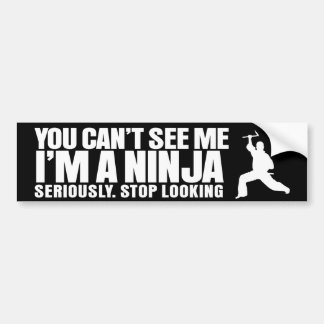 Autocollant De Voiture Ninja invisible