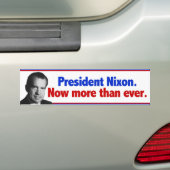Autocollant De Voiture Nixon maintenant plus que jamais (On Car)