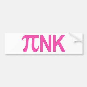 AUTOCOLLANT DE VOITURE NK PI PINK