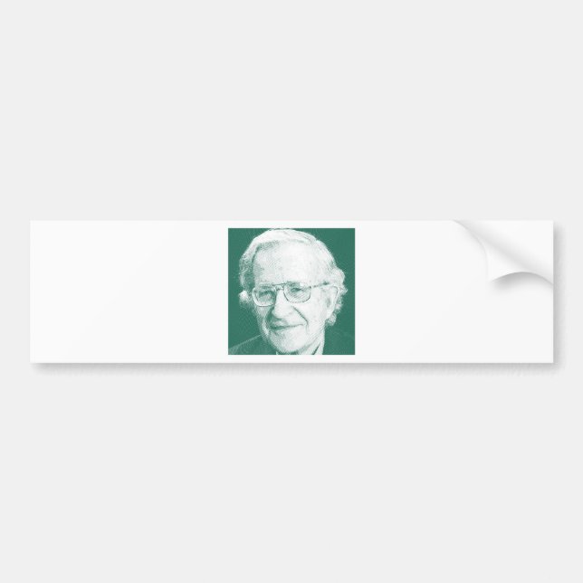 Autocollant De Voiture noam 2 chomsky de célébrités (Devant)