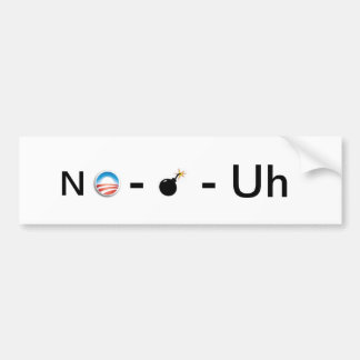 Autocollant De Voiture NoBama