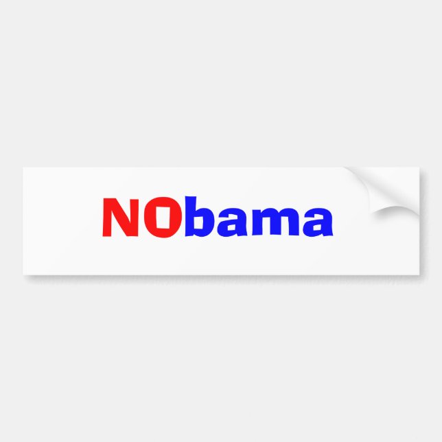 Autocollant De Voiture NObama (Devant)