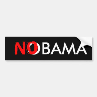 AUTOCOLLANT DE VOITURE NOBAMA