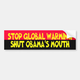 AUTOCOLLANT DE VOITURE NOBAMA 0008