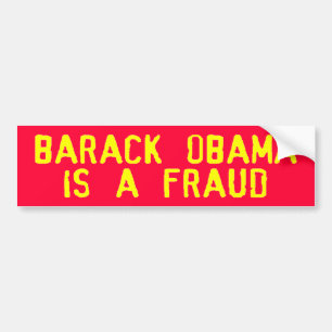 AUTOCOLLANT DE VOITURE NOBAMA 0021