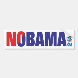 AUTOCOLLANT DE VOITURE NOBAMA 2012